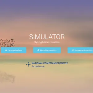 Tekst i forskjellige størrelser, farger og skrifttyper oppå et bilde av et tre og fugler.